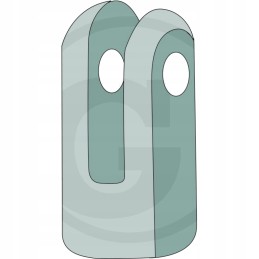 Mz clevis galvutė žalvaris 4 6