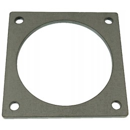 Kvadratinis flanšas suvirinimui, juodas 6