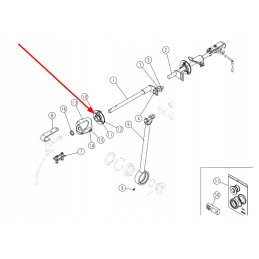 880999 maišytuvo veleno guolis su korpusu
