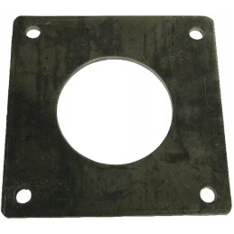 Kvadratinis flanšas suvirinimui, juodas 4