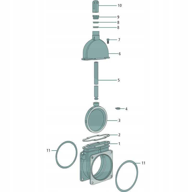Mz korpuso 6 eco srutų vartų vožtuvas