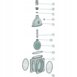 Mz apatinė dalis 6 srutų vartai