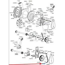 10219101 kelių trapecinis diržas 25 pj x 1397lp