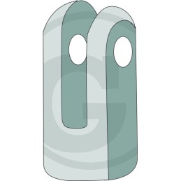 Mz clevis galvutė žalvaris 4 6