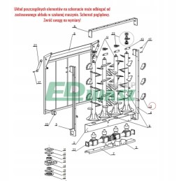 Titano ritininės šukos 2221050000100 2221050011