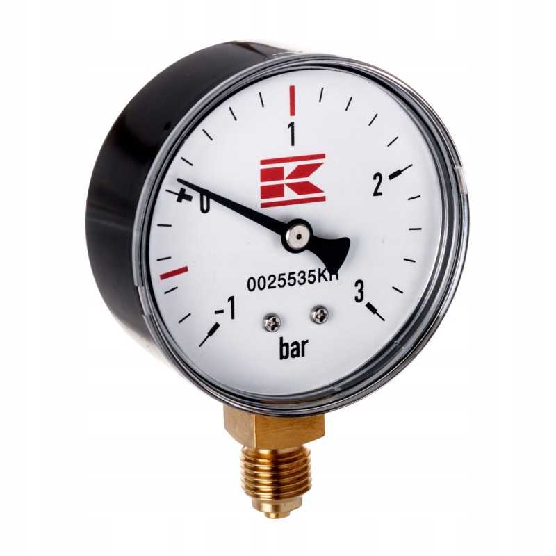 Vakuuminis manometras tanklaiviui 1 4 colių 63 mm 3 bar