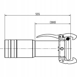 Perrot KKM 5 jungtis su žarnos jungtimi 6 152 4 mm