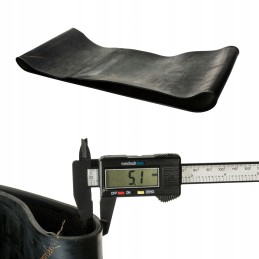 Trąšų barstytuvo juosta pjauna juostą