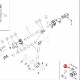 Mimosrod rinkinys sulky 911017 originalus