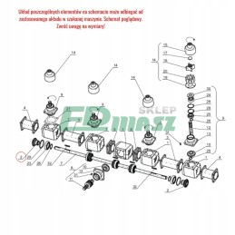 Krumpliaratis su 16 jungčių titano 2244 08 06 002 00
