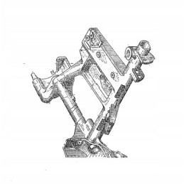 Pagrindinis arklio traukiamos žoliapjovės rėmas