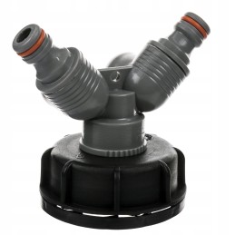 Mini PVC vožtuvas 60x6 dvigubo padėklų konteineriui