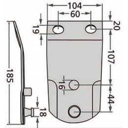 Vejapjovės peilių laikiklis 140309 fella
