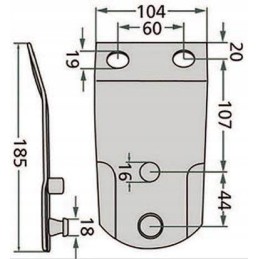 Vejapjovės peilių laikiklis 140309 fella