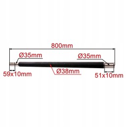 Varomasis velenas 4 dl 80cm barstytuvui 2213020770
