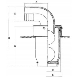 Perpildymo vožtuvas 60 mm bp
