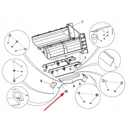 Pagal TSZ 000192 yra 2 mm krašto sandariklis