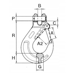Kablys su šakės galvute ir lietiniu reketu g8 7