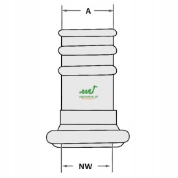 Bauer 159 159 lizdas žarnai