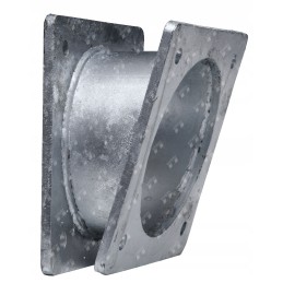 Apykaklė, lenkta 17 laipsnių, Bauer 6, cinkuota