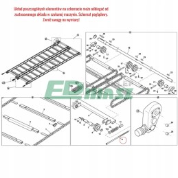 Barstytuvo įtempimo varžtas titanas 2221 03 01 060 00