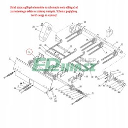 Barstytuvo grandiklio pusė Unia 2259 05 00 019 00