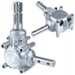 Viendiskinio barstytuvo kampinė pavara