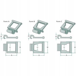 Grandinės jungtis 59x48x28 mm 18069 057 1