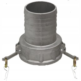 4 colių kištukas su 100 mm kameros užrakto žarnos galu