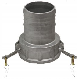 4 colių kištukas su 100 mm kameros užrakto žarnos galu