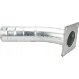 Alkūnė 45 su flanšu ir žarnos kaiščiu 4