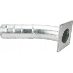 Alkūnė 45 su flanšu ir žarnos kaiščiu 4