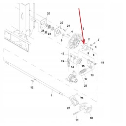 912576 barstytuvo sankabos stebulė
