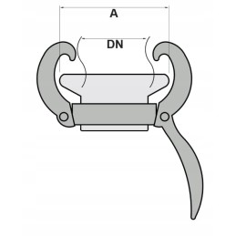 Perrot kištukas M tipo 159 mm