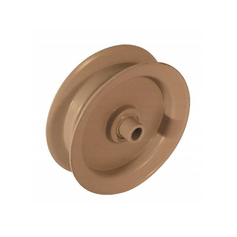 Griovelių diržo skriemulys su sienelėmis