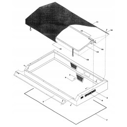 Brezentas barstytuvui Amazon za u za m 230x130cm