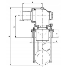 Perpildymo vožtuvas oe 80