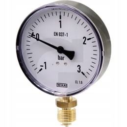 Vakuuminis slėgio matuoklis būgnelio tanklaiviui iki 3 barų