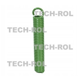 Barstytuvo sklendės pavaros įtempimo spyruoklė