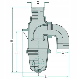 Uždarymo vožtuvas tanklaiviui 60mm mz