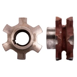 Lizdo ratas 50 mm skersinis griovelis 14 mm su 6 rcw sklaidytuvu