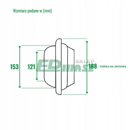 Vyriška jungtis 5c, 125 mm itališka žarna vandens cisternai