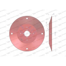 Darbinė diskinė rotacinė vejapjovė 1 35 m storio 4 mm