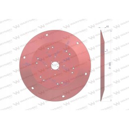 Darbinė diskinė rotacinė vejapjovė 1 85 m storio 5 mm