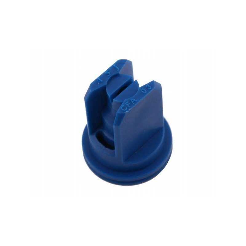 Mėlynas plokščias ventiliatoriaus antgalis, apsaugantis nuo dreifo