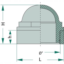 Transporto priemonės stebėjimo stiklas 2 70 mm 040050003