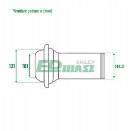 4c kištukinė jungtis, 4c itališkas sriegis, skirtas vandens cisternai