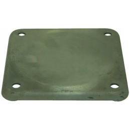 Kvadratinis flanšo dangtis, cinkuotas 6