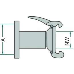 Kištukas su flanšu 4050220597
