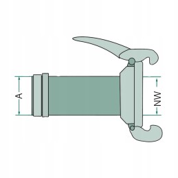 Moteriška svirties jungtis, 6c rankovė, itališka sistema